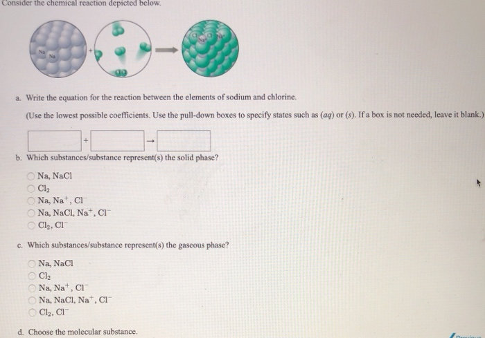 Solved Consider the chemical reaction depicted below. a. | Chegg.com
