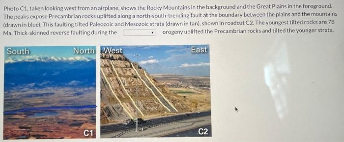 Solved Roadcut B In Arizona, Near The Boundary Between The | Chegg.com