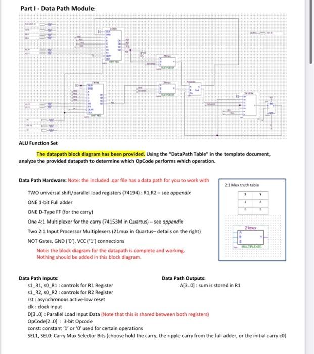 Solved Name: EECF, 2650 Logic Design Project 6 Design of | Chegg.com