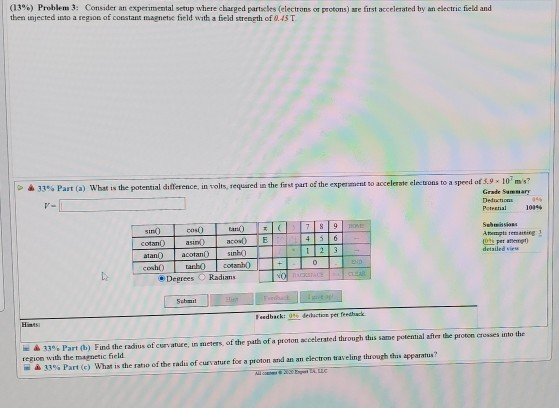 Solved (13%) Problem 3: Consider an experimental setup where | Chegg.com