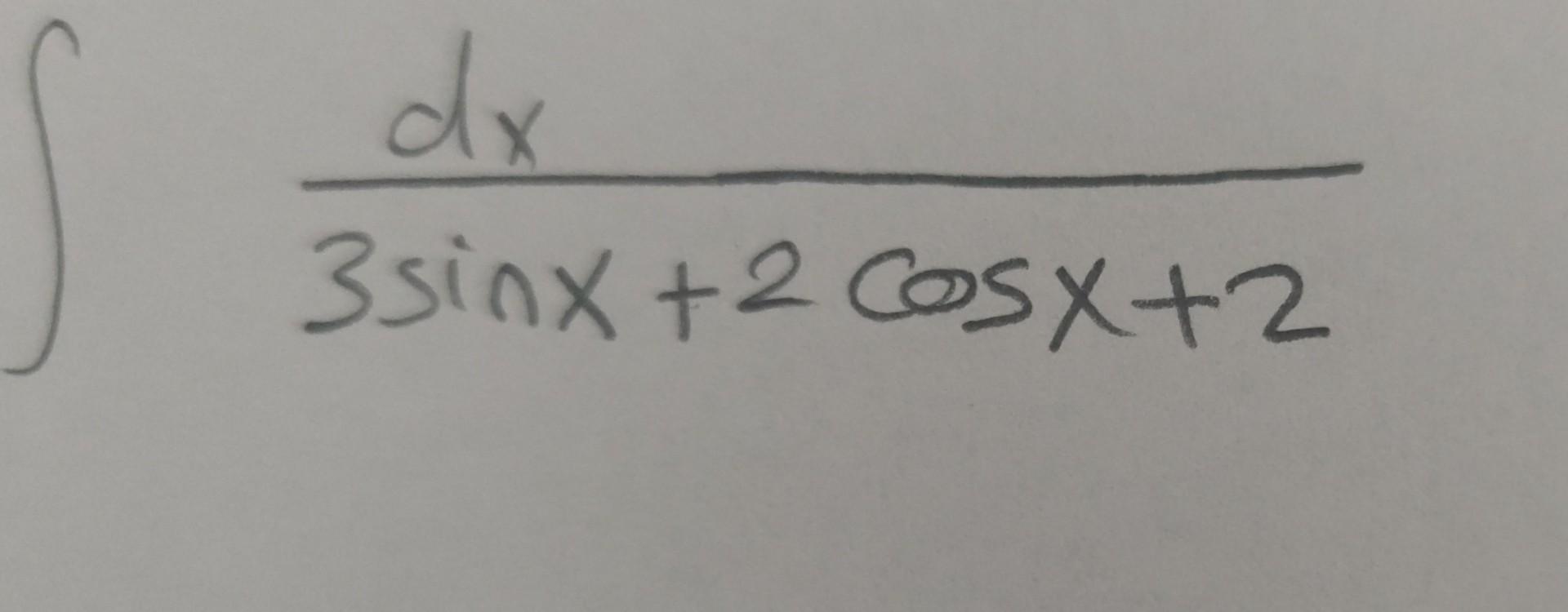 Solved 3sinx+2cosx+2dx | Chegg.com