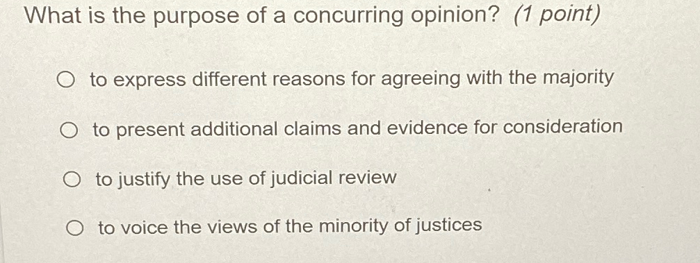 A clearance concurring opinion