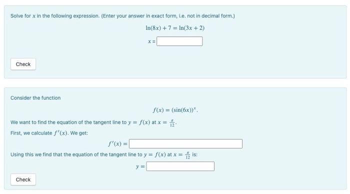 extract the assignment of x from this expression