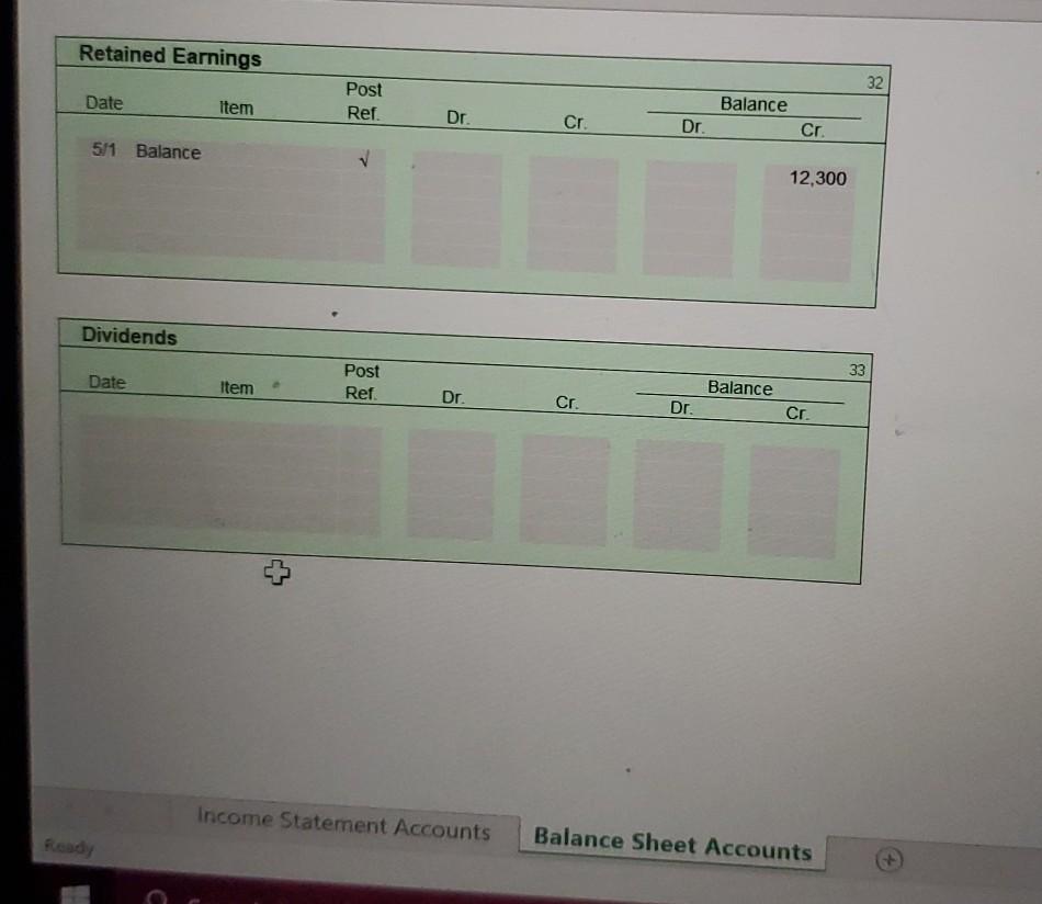 Solved Comprehensive Problem 1 Part 4 and Part 6: The | Chegg.com