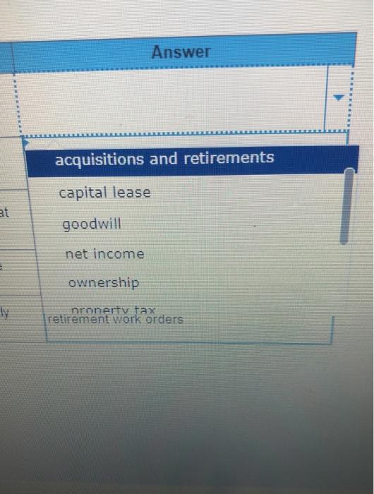 Solved Select the necessary words from the list of | Chegg.com
