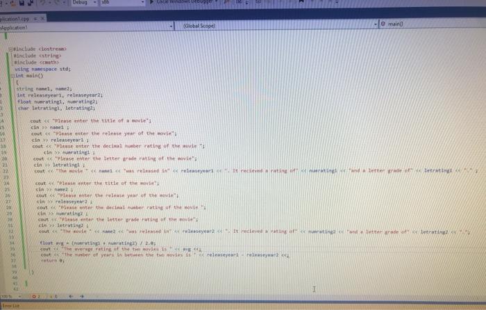 Solved can anyone help me write the code for the problem | Chegg.com