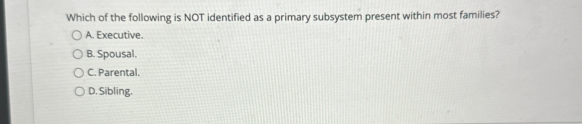 Solved Which of the following is NOT identified as a primary | Chegg.com
