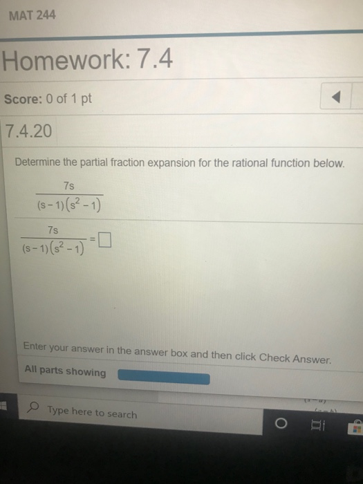 7.4 math homework answers