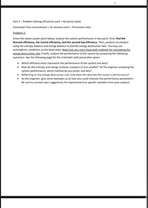 Solved Part 2 - Problem Solving (30 points each = 50 points | Chegg.com