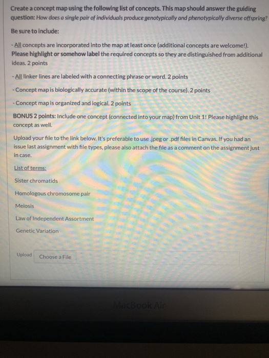 Solved Create a concept map using the following list of | Chegg.com