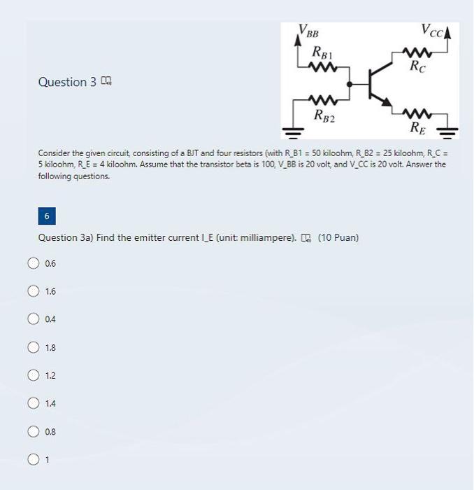 Solved Consider The Given Circuit, Consisting Of A BIT And | Chegg.com