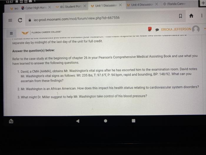 12:57 Florida Care T Unit 4 Discussio X leo Cyber High Hom> х IEC Student Port X V Unit 1 Discussion X : = C lec-prod.moonami”></div>
</div>
</div>
<div class='code-block code-block-1' style='margin: 8px auto; text-align: center; display: block; clear: both;'>
<a href=