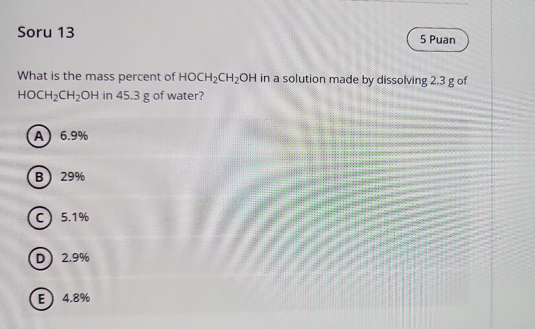 Solved What Is The Molality Of A Solution That Is 8 36 By Chegg Solved what is the molality of a solution that is 8 36 by chegg