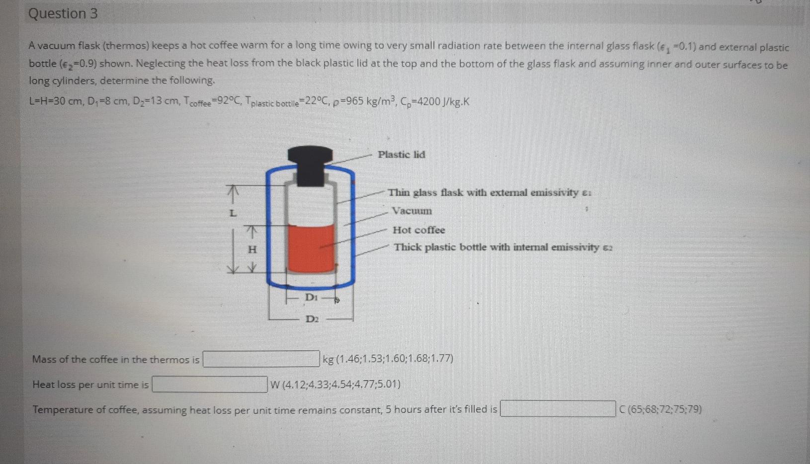 Draw A Labelled Diagram Of A Thermos Flask Solve The, 60% OFF