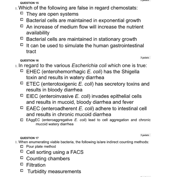Solved Question 15 1. Which Of The Following Are False In | Chegg.com Solved Question 15 1. Which Of The Following Are False In | Chegg.com
