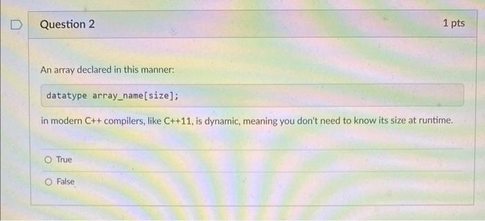 Which is the return type of this following function | Chegg.com