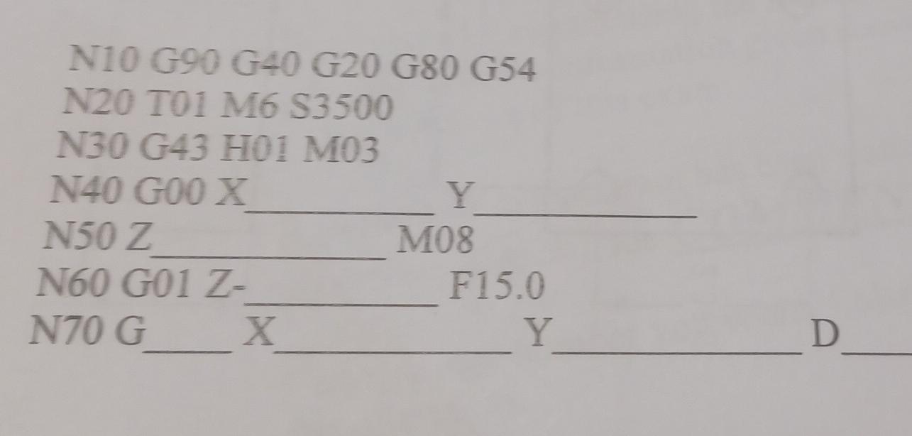 Solved 4. CH 12 – Cutter Compensation Using the illustration | Chegg.com