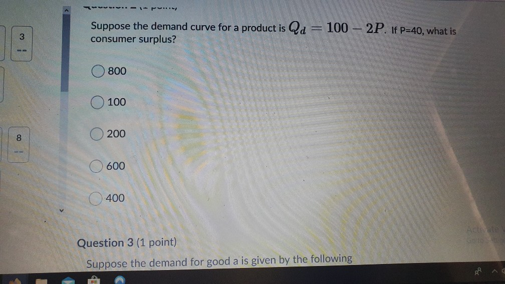 Solved Saved 3 Question 1 (1 point) Suppose that in a | Chegg.com