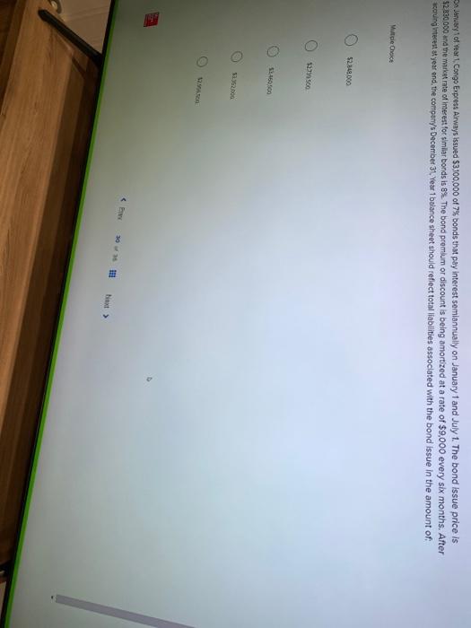 Solved on January 1 of year Congo Express Airways issued