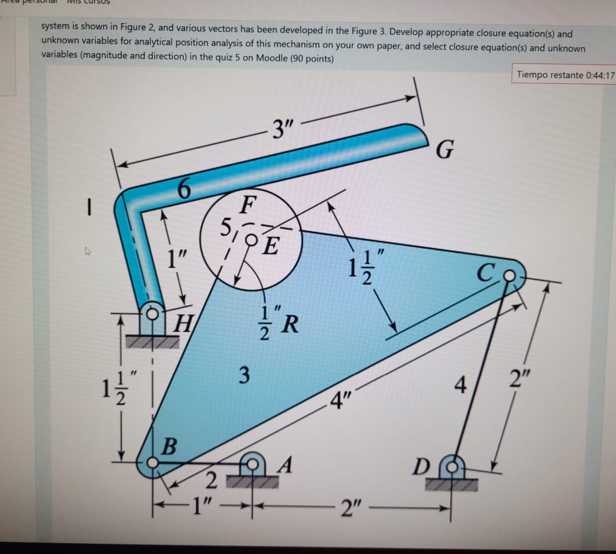 Solved system is shown in Figure 2, ﻿and various vectors has | Chegg.com