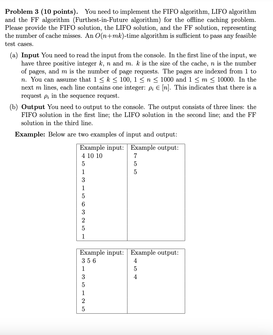 Problem 3 (10 ﻿points). ﻿You need to ﻿implement the | Chegg.com
