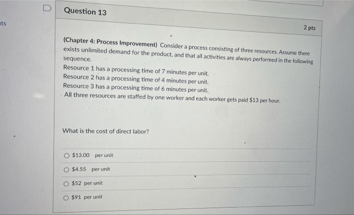 Solved D Question 13 ats 2 pts (Chapter 4: Process | Chegg.com