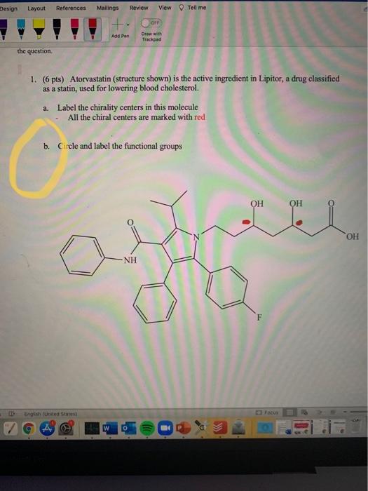 Solved Design Layout References Mailings Review View Tell me 