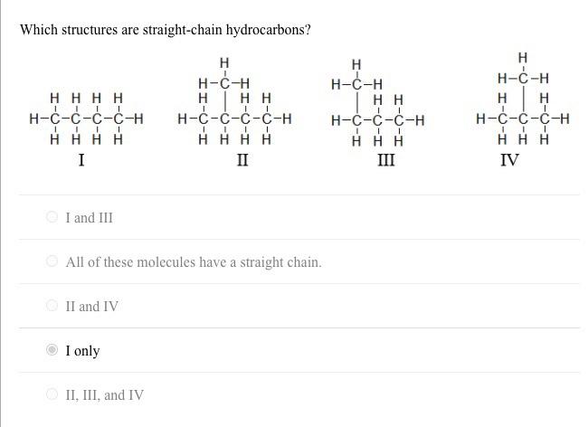 hydrocarbons structure