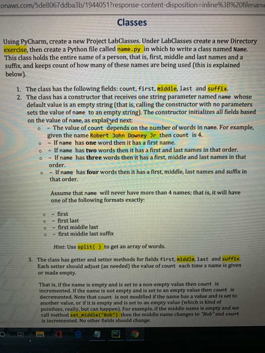 Solved Hi, I have to complete this python lab as a homework | Chegg.com