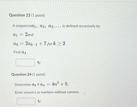 Solved 2324. please please solve both problems urgently and | Chegg.com
