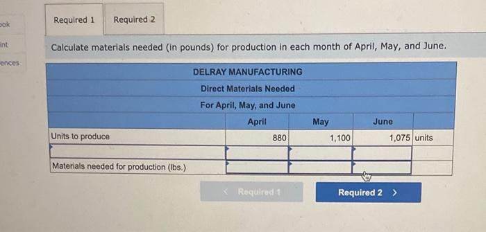 Solved Tableau DA 20-1: Quick Study, Prepare direct | Chegg.com