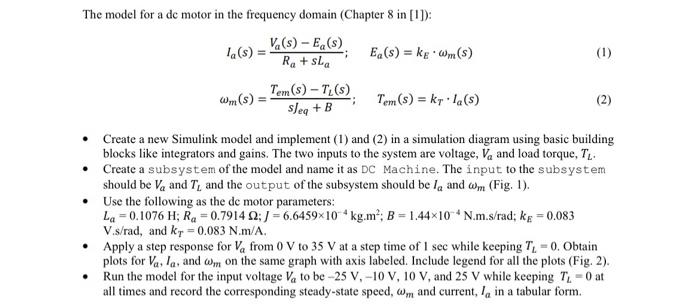 Solved for both questions find kp and ki for question 1 | Chegg.com