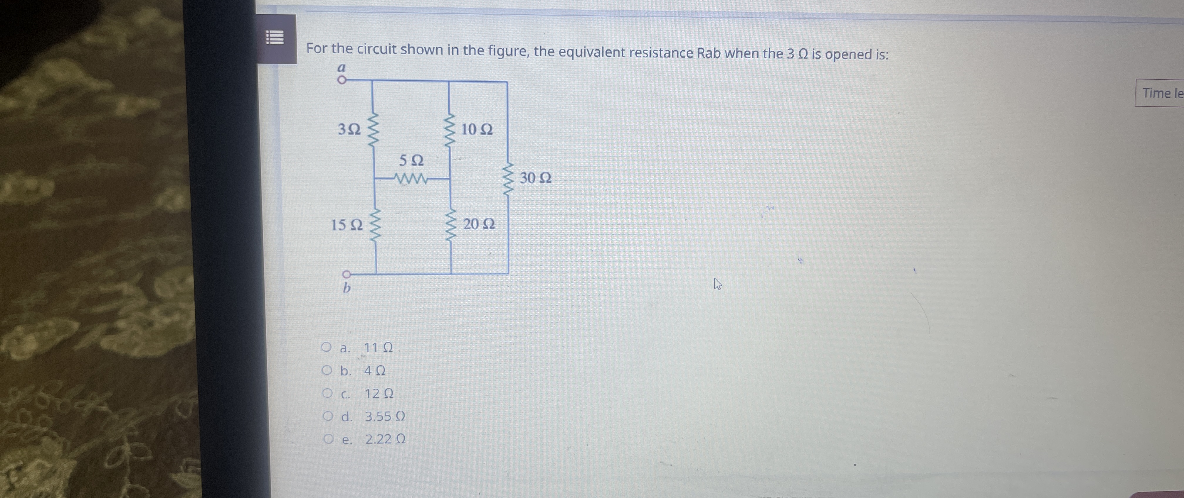 Solved For the circuit shown in the figure, the equivalent | Chegg.com