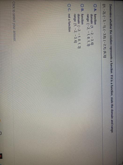 Solved Determine Whether The Relation Represents A Function. | Chegg.com