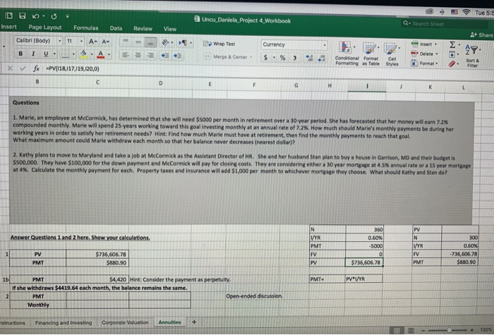 Solved please solve and answer Q 1b, with formulas and | Chegg.com