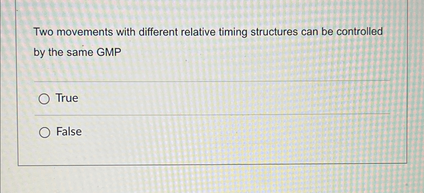Solved Two movements with different relative timing | Chegg.com
