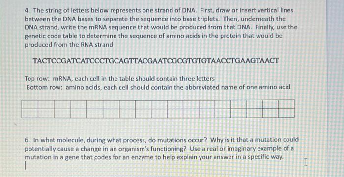 Adding a vertical line between letters on different rows. DNA