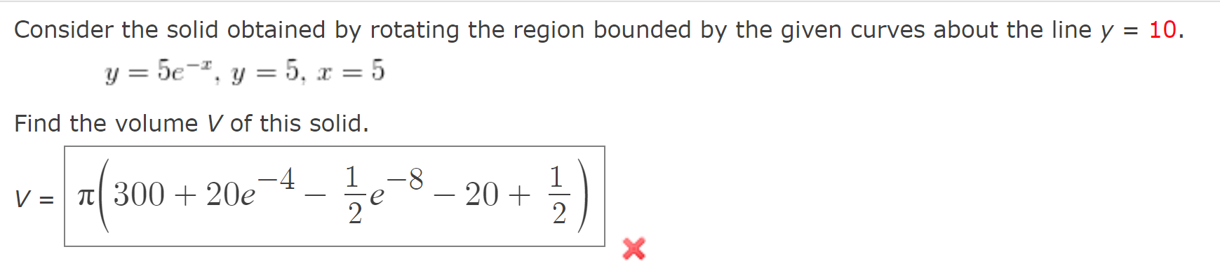 Solved Consider the solid obtained by rotating the region | Chegg.com