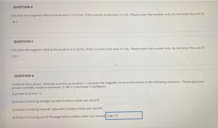 Solved QUESTION 4 Calculate the magnetic field at the | Chegg.com