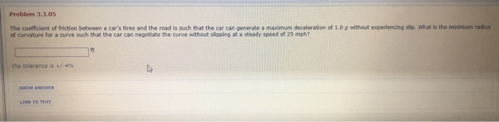 Solved Problem 3.3.05 The coefficient of friction between a | Chegg.com