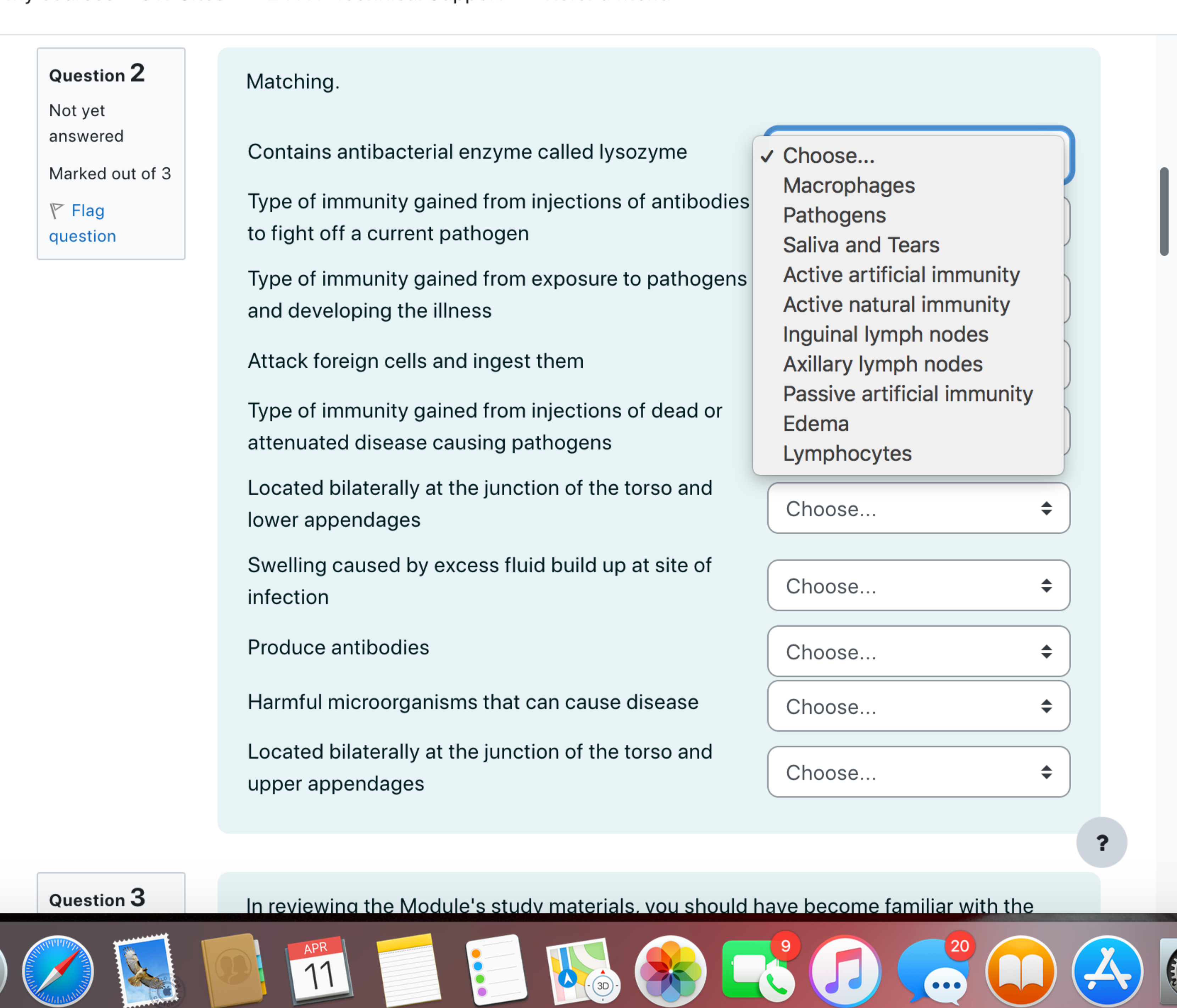 Solved please match, the options are showned | Chegg.com