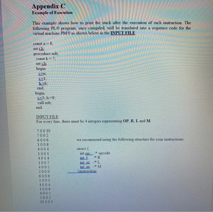 P Machine The P-machine: In this assignment, you will implement | Chegg.com