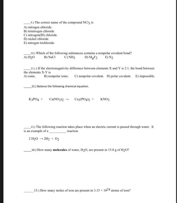 Solved 1) The number of valence electrons found in an atom | Chegg.com