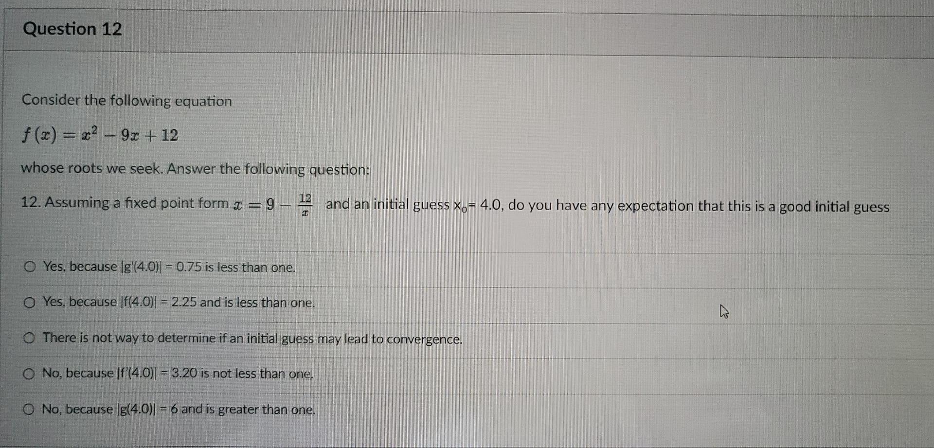 Solved Question 25 Consider the following equation f(x) = | Chegg.com