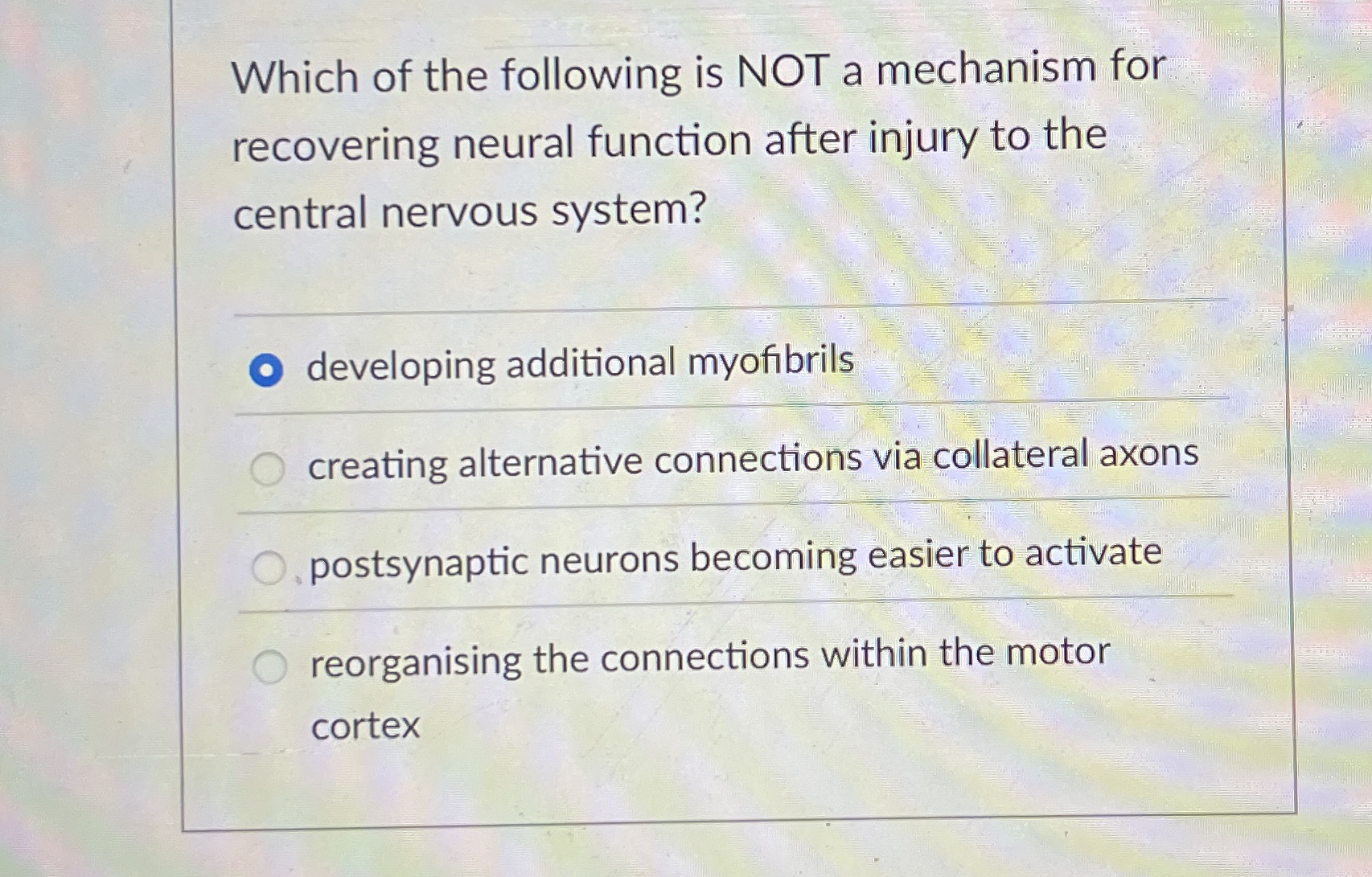 Solved Which of the following is NOT a mechanism for | Chegg.com