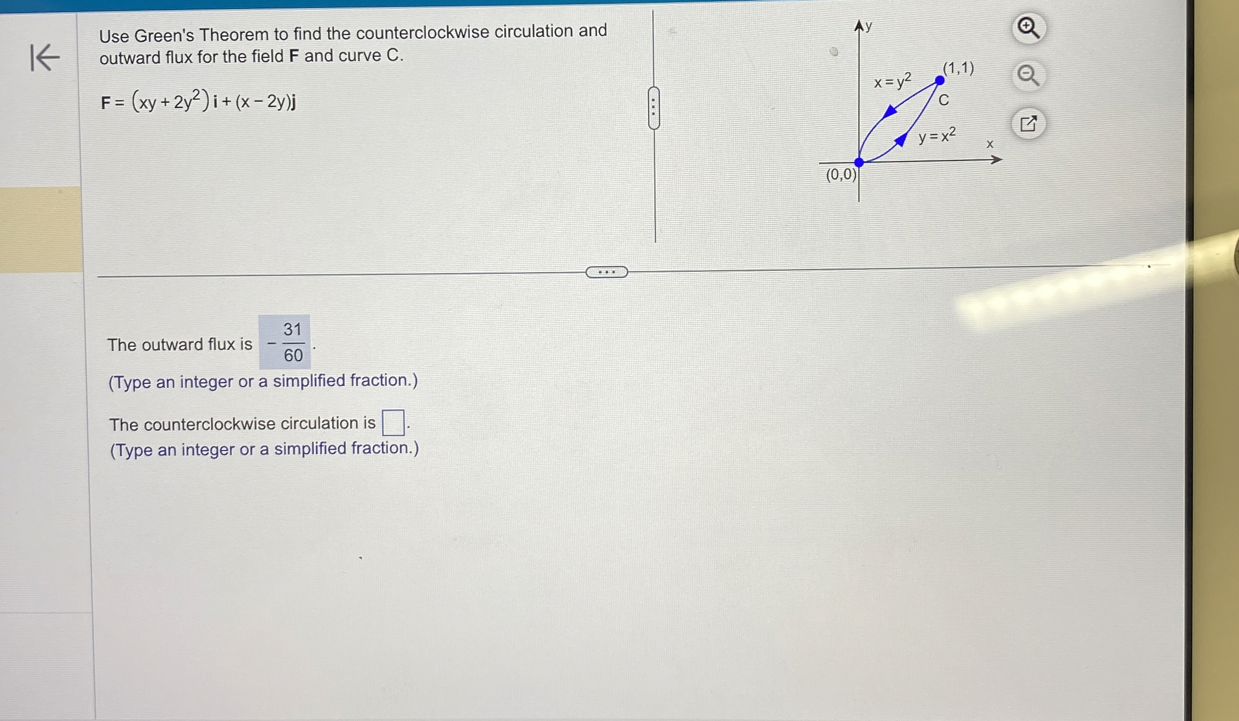 Solved Use Green's Theorem to find the counterclockwise | Chegg.com
