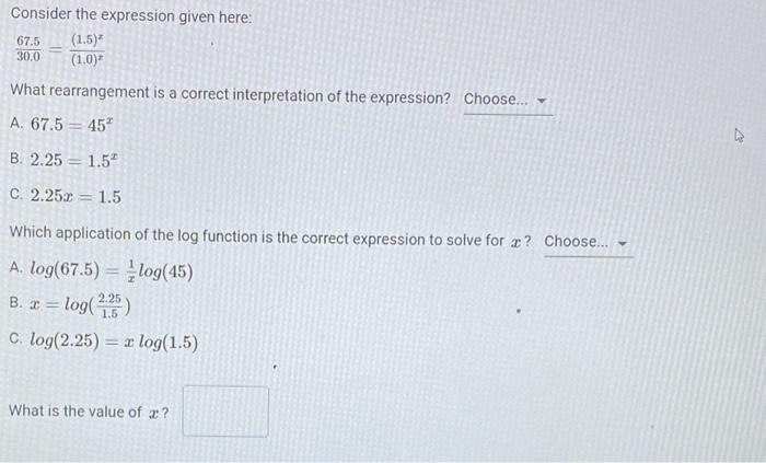 Solved Consider the expression given here: | Chegg.com