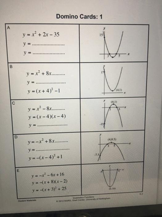 Cut Out The Domino Cards 1 And 2 Each Domino Should Chegg Com