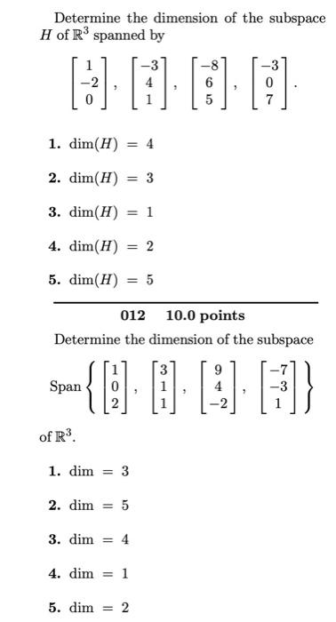 Solved If e1,e2, and e3 are the standard basis vectors for | Chegg.com