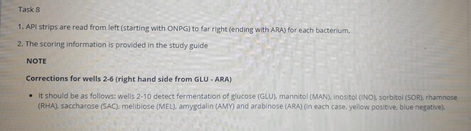 Solved Task 8 1. API strips are read from left | Chegg.com